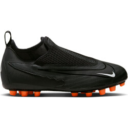NIKE Jr. Phantom GX Academy Dynamic Fit AG Kunstrasen-Fußballschuhe Kinder 010 - black/summit white-dk smoke grey 36