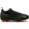 NIKE Jr. Phantom GX Academy Dynamic Fit AG Kunstrasen-Fußballschuhe Kinder 010 - black/summit white-dk smoke grey 34