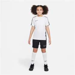NIKE Academy 23 Dri-FIT kurzarm Fußball Trainingsshirt Kinder 100 - white/black/black S (128-137 cm)