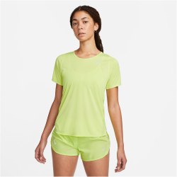 NIKE Dri-FIT Race Laufshirt Damen 736 - lt lemon...