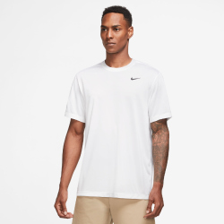 NIKE Dri-FIT Legend Fitness T-Shirt Herren 100 - white/black XS