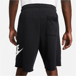 NIKE Club Alumni French Terry Shorts Herren 010 - black/white/white L