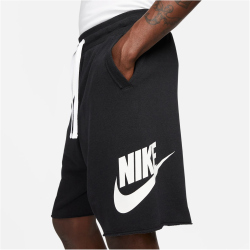 NIKE Club Alumni French Terry Shorts Herren 010 - black/white/white XL