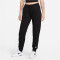 NIKE Air Mid-Rise Fleece Jogginghose Damen 010 - black/black/white S