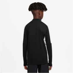 NIKE Dri-FIT Academy23 langarm Fu&szlig;ball Trainingsshirt Kinder 010 - black/white/white M (137-147 cm)