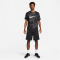 NIKE Dri-FIT Run Division Print kurzarm Laufshirt Herren 010 - black M