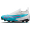 NIKE Jr. Phantom GX Academy Dynamic Fit MG Multi-Ground Fu&szlig;ballschuhe Kinder 446 - baltic blue/pink blast-white-laser blue 38.5