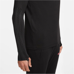 NIKE Dri-FIT Strike langarm Fu&szlig;ball Trainingsshirt Herren 010 - black/black/anthracite/white S