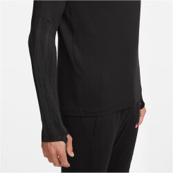 NIKE Dri-FIT Strike langarm Fußball Trainingsshirt Herren 010 - black/black/anthracite/white XS