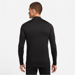 NIKE Dri-FIT Strike langarm Fußball Trainingsshirt Herren 010 - black/black/anthracite/white XS