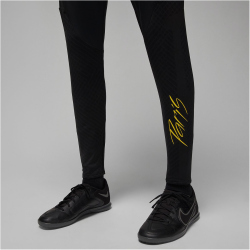 NIKE Paris Saint-Germain Strike Jordan Dri-FIT Knit lange Fu&szlig;ballhose Herren 010 - black/black/tour yellow S