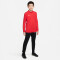 NIKE Academy 23 Dri-FIT langarm Fußball Trainingsshirt Kinder 657 - university red/gym red/white S (128-137 cm)