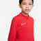 NIKE Academy 23 Dri-FIT langarm Fußball Trainingsshirt Kinder 657 - university red/gym red/white S (128-137 cm)