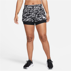 NIKE One Dri-FIT Mid-Rise 3" 2in1 Printed Shorts...