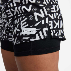 NIKE One Dri-FIT Mid-Rise 3" 2in1 Printed Shorts...
