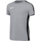NIKE Academy 23 Dri-FIT kurzarm Fußball Trainingsshirt Kinder 012 - wolf grey/black/white S (128-137 cm)