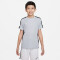 NIKE Academy 23 Dri-FIT kurzarm Fußball Trainingsshirt Kinder 012 - wolf grey/black/white S (128-137 cm)