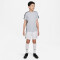 NIKE Academy 23 Dri-FIT kurzarm Fußball Trainingsshirt Kinder 012 - wolf grey/black/white S (128-137 cm)