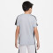 NIKE Academy 23 Dri-FIT kurzarm Fußball Trainingsshirt Kinder 012 - wolf grey/black/white S (128-137 cm)
