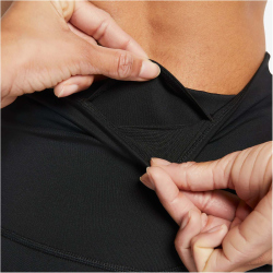 NIKE One High-Waist Capri-Leggings Damen 010 - black/white XXL