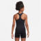 NIKE Dri-FIT Swoosh Tank Sport-BH Mädchen 010 - black/white XL (156-166 cm)
