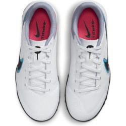 NIKE Jr. Tiempo Legend 9 Academy TF Turf Fu&szlig;ballschuhe Kinder 146 - white/black-baltic blue-pink blast 38.5