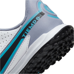 NIKE Jr. Tiempo Legend 9 Academy TF Turf Fu&szlig;ballschuhe Kinder 146 - white/black-baltic blue-pink blast 38.5