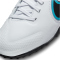 NIKE Jr. Tiempo Legend 9 Academy TF Turf Fu&szlig;ballschuhe Kinder 146 - white/black-baltic blue-pink blast 38.5
