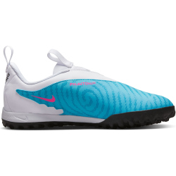 NIKE Jr. Phantom GX Academy TF Multinocken-Fu&szlig;ballschuhe Kinder 446 - baltic blue/pink blast-white-laser blue 37.5