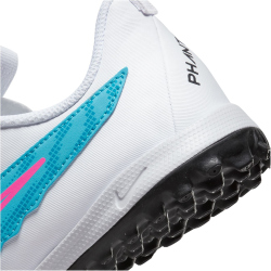 NIKE Jr. Phantom GX Academy TF Multinocken-Fu&szlig;ballschuhe Kinder 446 - baltic blue/pink blast-white-laser blue 37.5