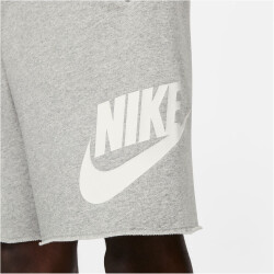 NIKE Club Alumni French Terry Shorts Herren 063 - dk grey heather/white/white XXL