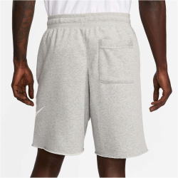 NIKE Club Alumni French Terry Shorts Herren 063 - dk grey heather/white/white L