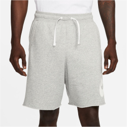 NIKE Club Alumni French Terry Shorts Herren 063 - dk grey heather/white/white XL