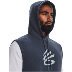 UNDER ARMOUR Curry &auml;rmelloser Fleece-Hoodie Herren