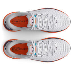 UNDER ARMOUR HOVR Infinite 5 Laufschuhe Herren 102 - white/orange blast/tux purple 41