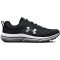 UNDER ARMOUR Assert 10 Laufschuhe Jungen 001 - black/white/white 36.5