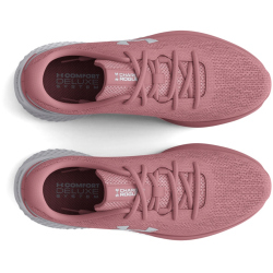 UNDER ARMOUR Charged Rogue 3 Laufschuhe Damen 600 - pink elixir/white/metallic silver 38