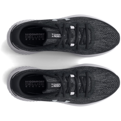 UNDER ARMOUR Charged Rogue 3 Laufschuhe Herren 001 - black/white/metallic silver 42.5