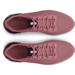 UNDER ARMOUR HOVR Sonic 6 Laufschuhe Damen 601 - pink elixir/black/halo gray 37.5
