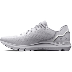 UNDER ARMOUR HOVR Sonic 6 Laufschuhe Damen 101 - white/white/metallic silver 37.5