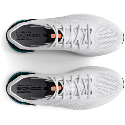 UNDER ARMOUR HOVR Sonic 6 Laufschuhe Herren 102 - white/black/blue surf 44.5