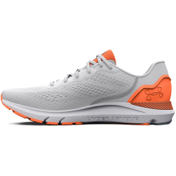 UNDER ARMOUR HOVR Sonic 6 Laufschuhe Herren 101 - white/orange blast/gravel 45