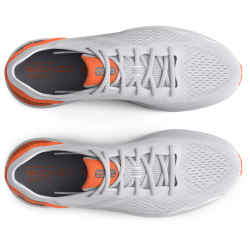 UNDER ARMOUR HOVR Sonic 6 Laufschuhe Herren 101 - white/orange blast/gravel 45