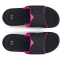 UNDER ARMOUR Ignite 7 Badelatschen Damen 002 - black/black/rebel pink 36.5