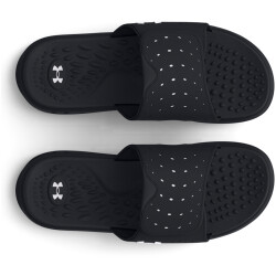 UNDER ARMOUR Ignite 7 Badelatschen Damen 001 - black/black/white 36.5