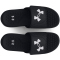UNDER ARMOUR Ignite 7 Badelatschen Herren 001 - black/black/white 42.5