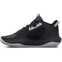 UNDER ARMOUR Lockdown 6 Basketballschuhe Kinder 003 - black/black/metallic gold 37.5