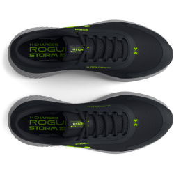 UNDER ARMOUR Charged Rogue 3 Storm Laufschuhe Herren 004 - black/jet gray/lime surge 42.5