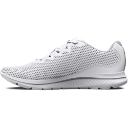 UNDER ARMOUR Charged Impulse 3 Laufschuhe Damen 100 - white/white/orange tropic 38.5