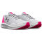 UNDER ARMOUR Charged Pursuit 3 Laufschuhe M&auml;dchen 100 - halo gray/electro pink/metallic warm silver 35.5